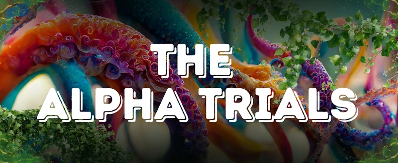 The Alpha trials Banner